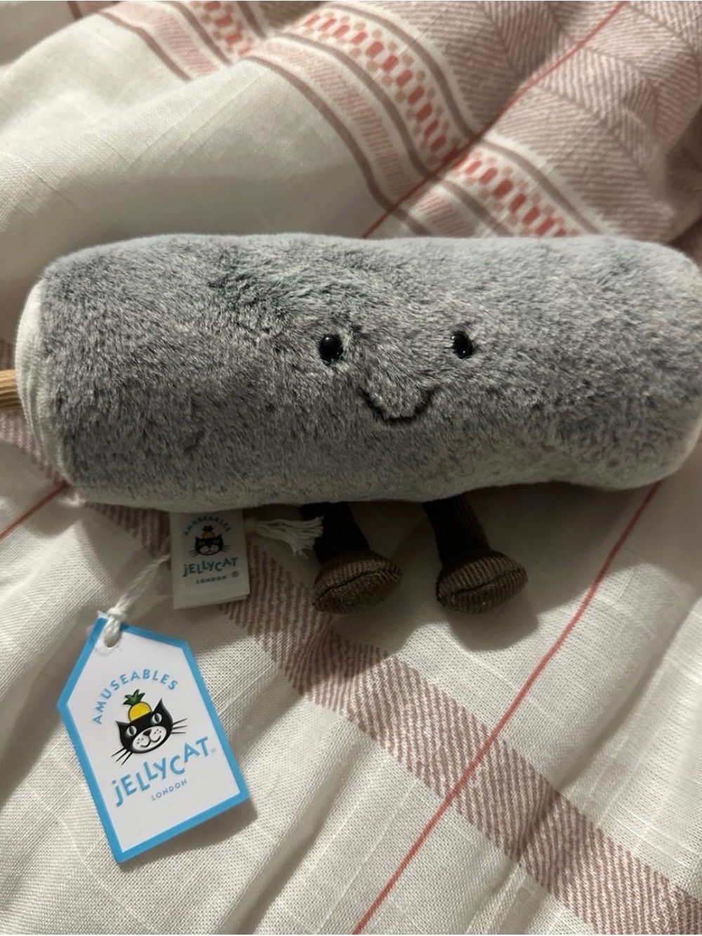Jellycat Grey Amuseables Goat Cheese Plush